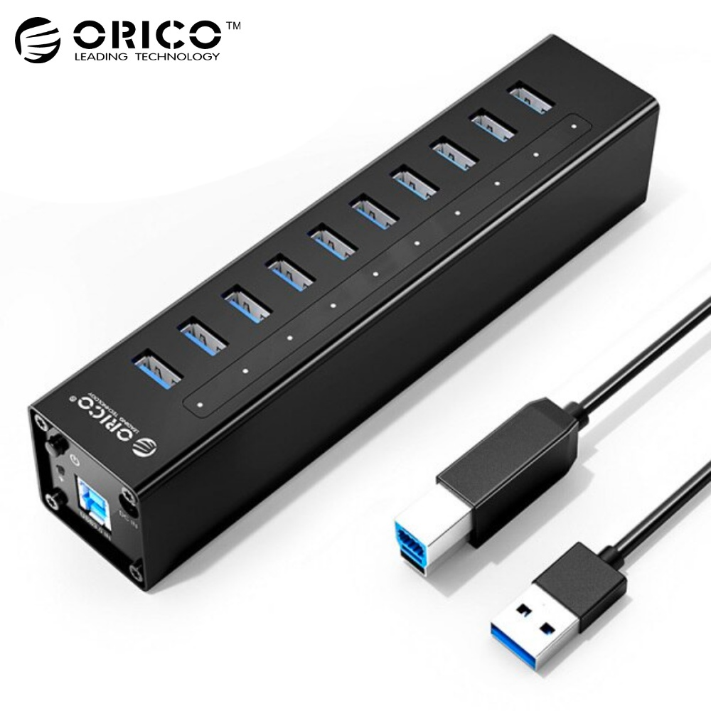 Hub Orico USB 3.0 x10 - A3H10 - Noir