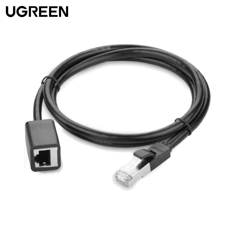 Câble Ethernet RJ45 Ugreen Cat6 26AWG F/UTP 1000Mbps Mâle vers Femelle - Rallonge 0,5m - NW112 11278