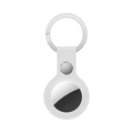 Porte-clés AirTag en Cuir PU (10) Blanc