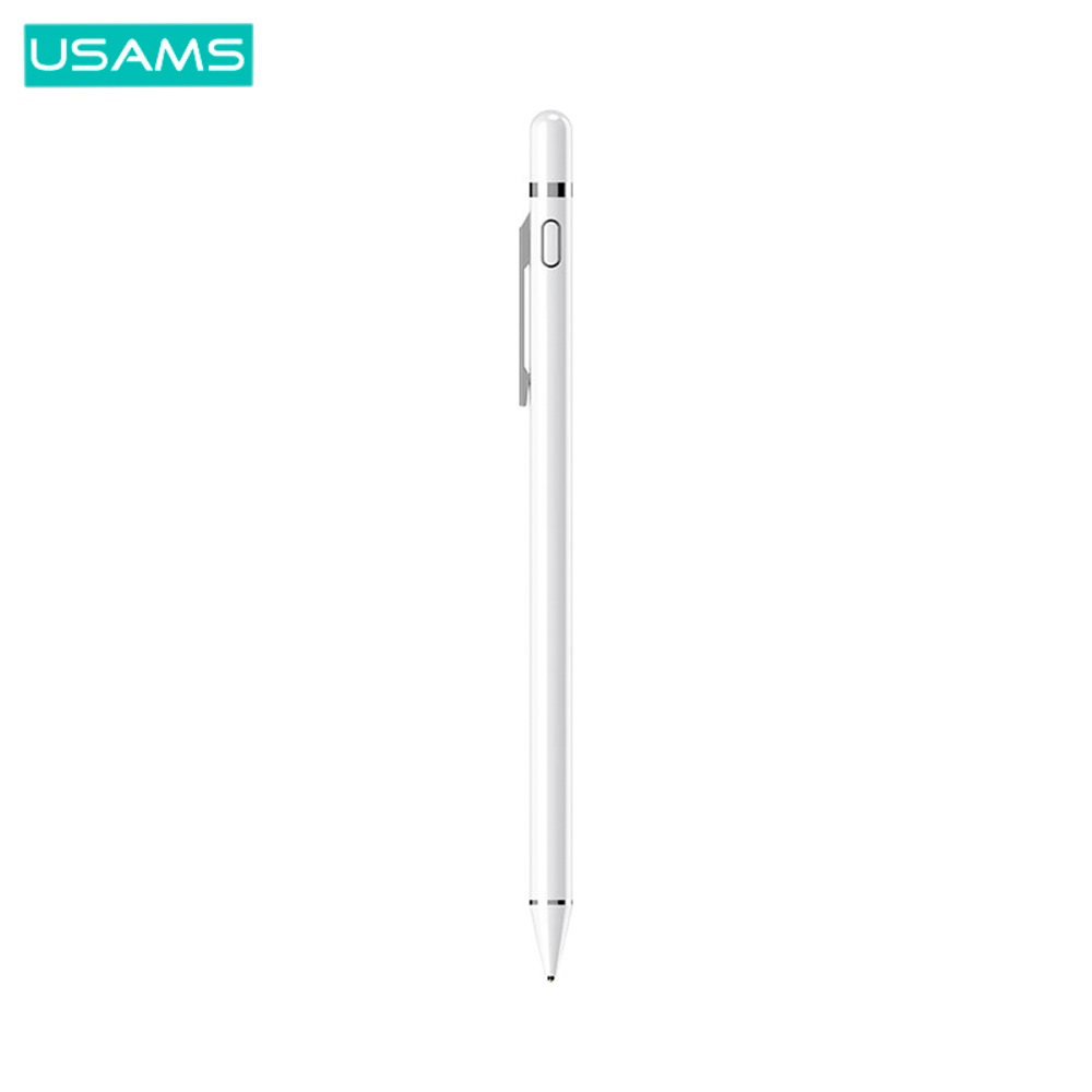 Stylet Usams US-ZB057 Fine-tip Active Capacitive Stylus Pen MicroUSB 140mAh Blanc