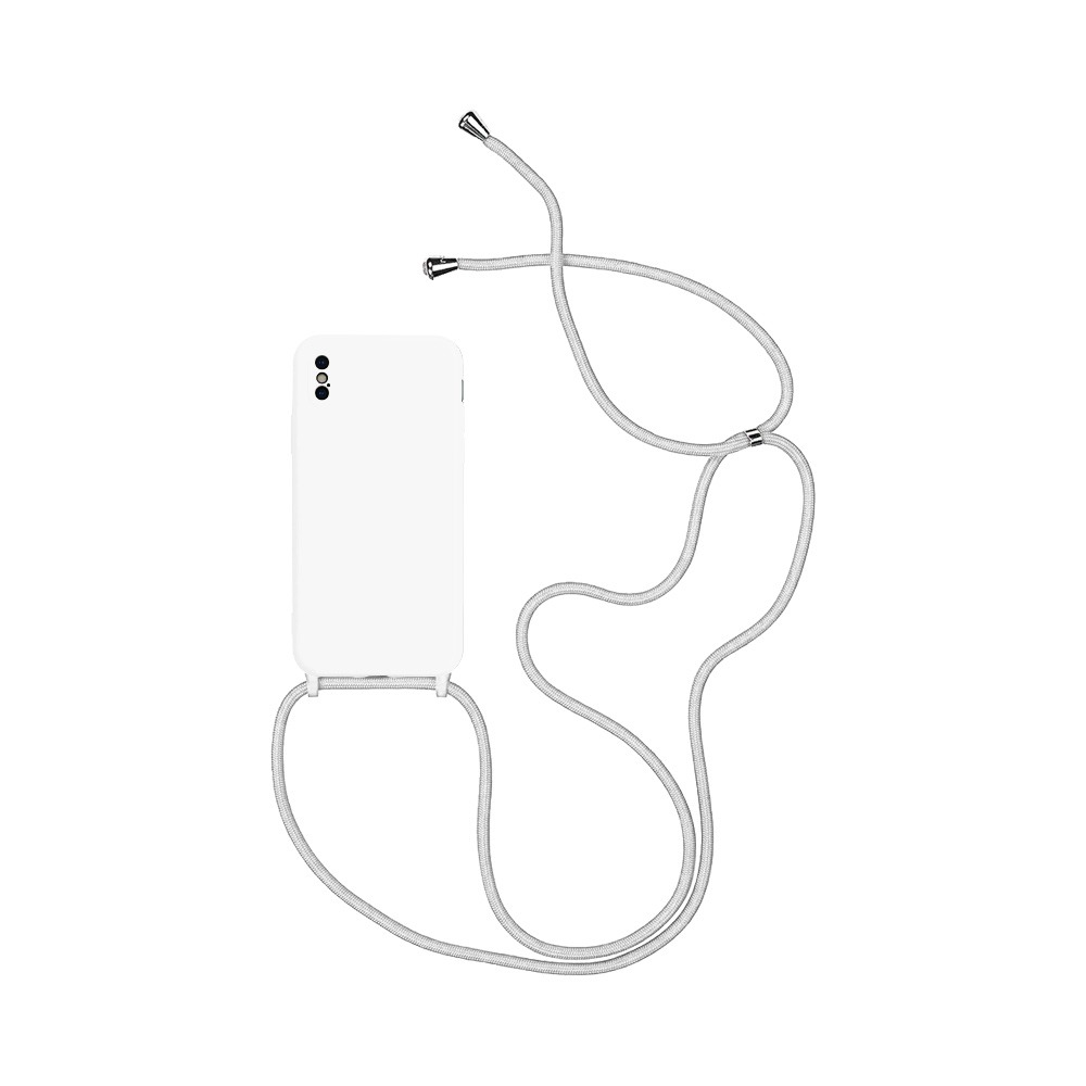 Coque avec Cordon Apple iPhone XS Max Blanc