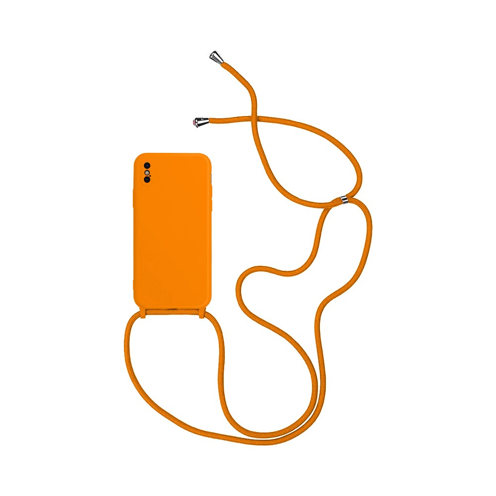 Coque avec Cordon Apple iPhone X & XS Orange
