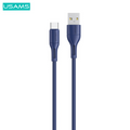 Câble Data USB vers USB-C Usams SJ501USB03 US-SJ501 U68 2A (1m) Bleu