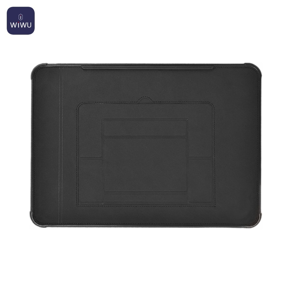 Housse PC Portable Wiwu Defender avec Support MacBook 14.2" Noir