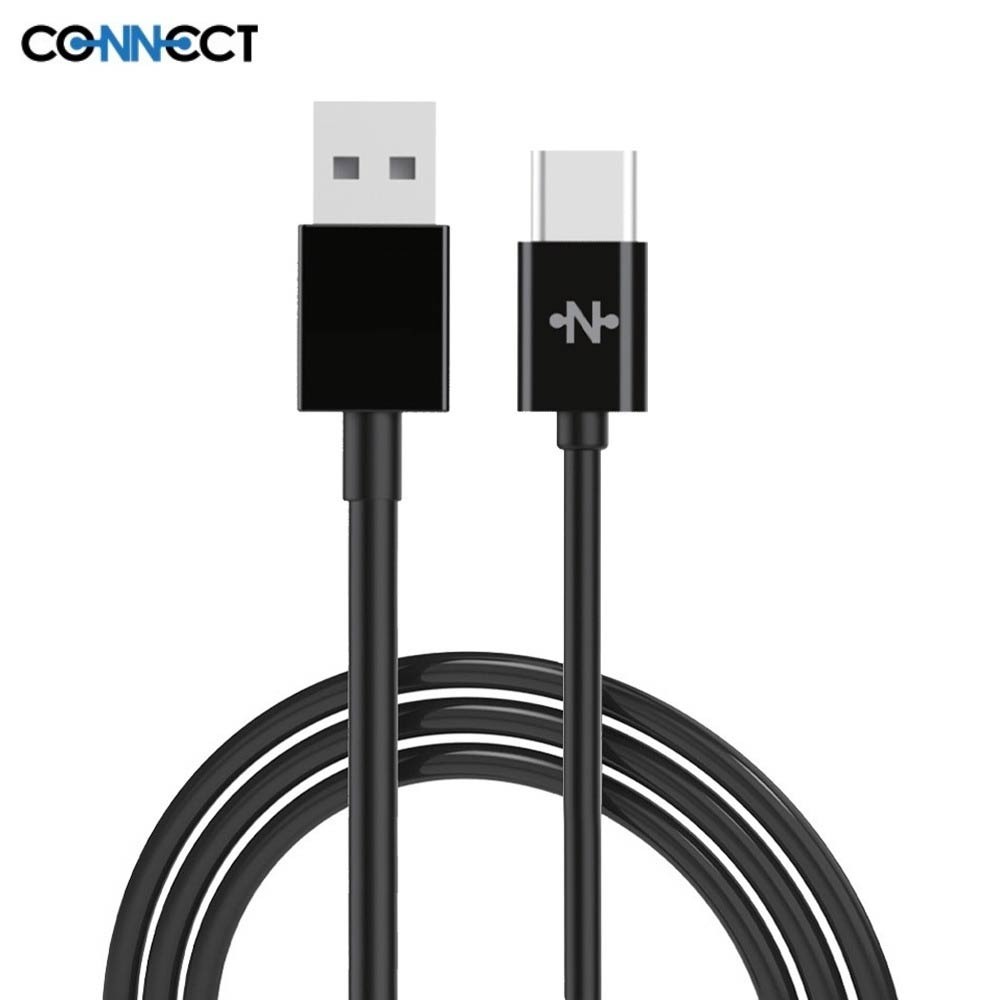 Câble Data USB vers USB-C CONNECT MC-CCN1 15W (1m) Noir