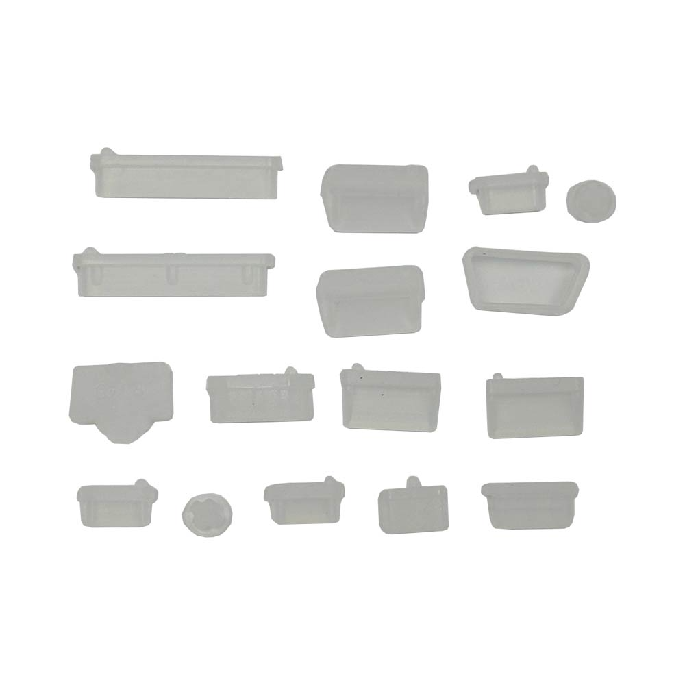 Cache Anti-Poussière pour Bouton PC (x16) Transparent
