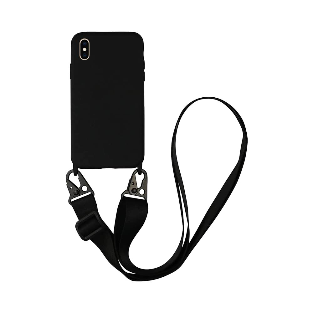 Coque avec Bandoulière Apple iPhone XS Max Noir