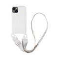 Coque avec Bandoulière Apple iPhone 15 Blanc