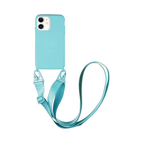 Coque avec Bandoulière Apple iPhone 11 Bleu Clair
