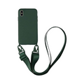 Coque avec Bandoulière Apple iPhone X & XS Vert Foncé