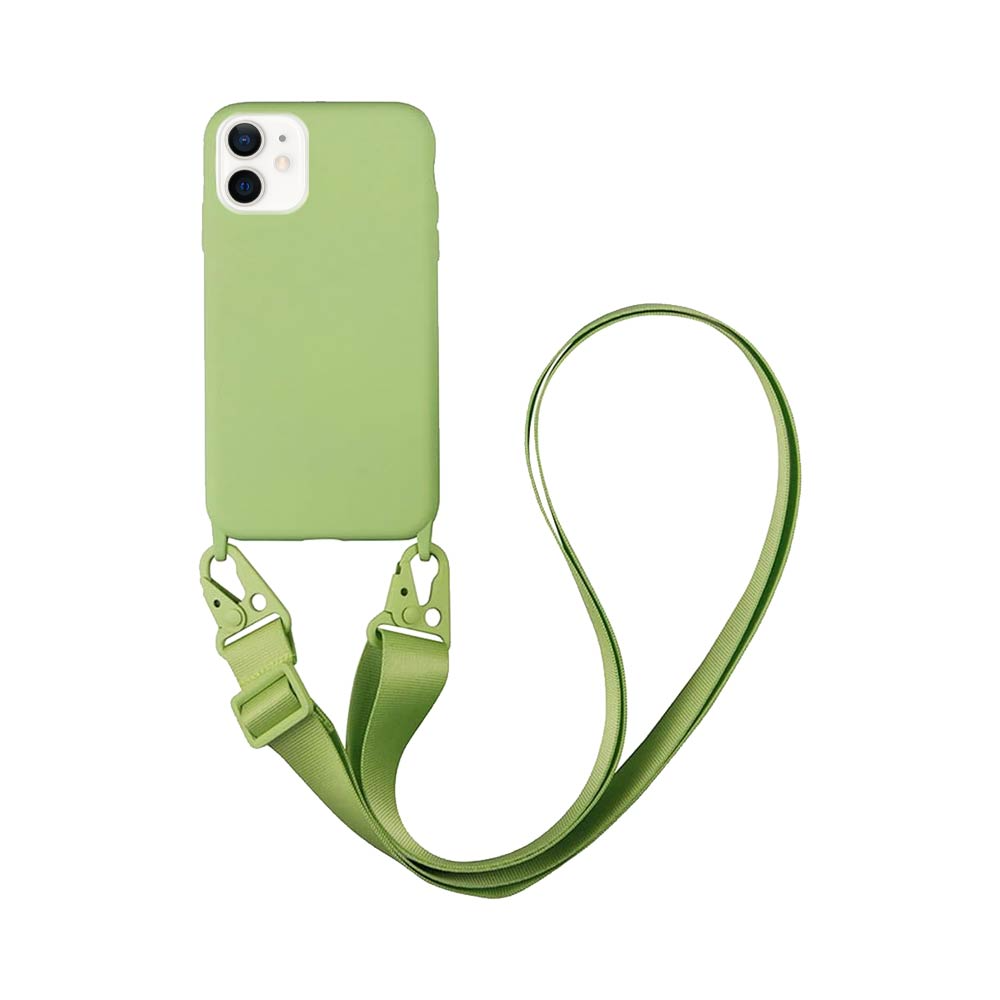 Coque avec Bandoulière Apple iPhone 12 Vert Clair