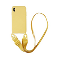Coque avec Bandoulière Apple iPhone XS Max Jaune