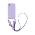 Coque avec Bandoulière Apple iPhone XR Violet Clair