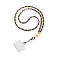 Tour de Cou Universel pour Smartphone en Cuir PU A18 Noir
