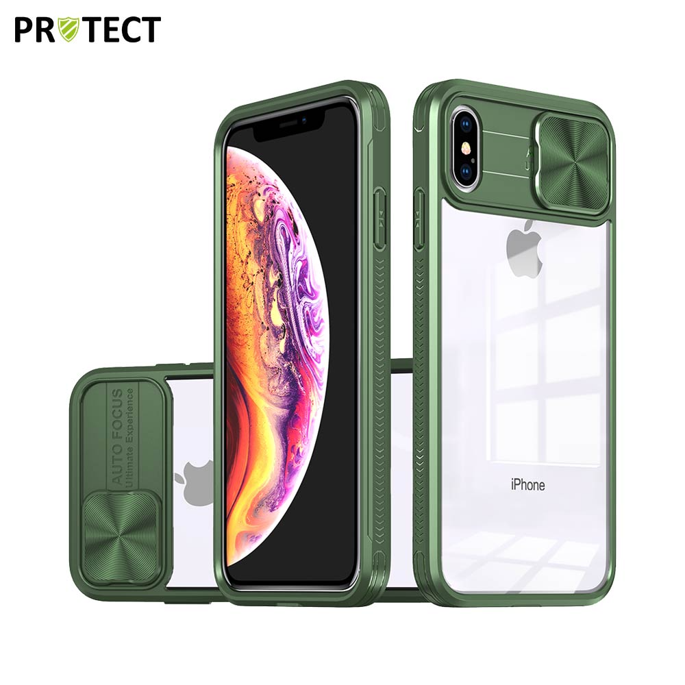 Coque IE027 PROTECT Apple iPhone X & XS Vert Foncé