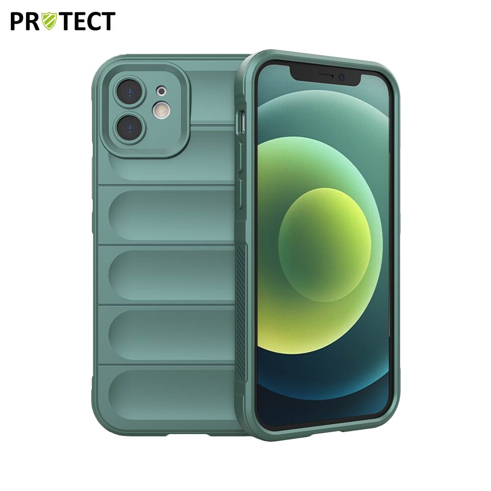 Coque IX008 PROTECT Apple iPhone 12 Vert Foncé