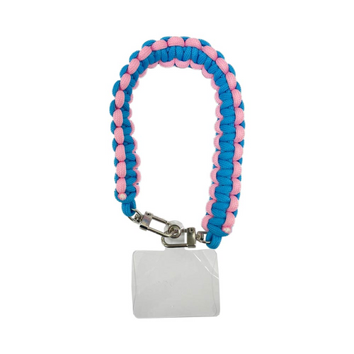 Bracelet pour Smartphone Tressé Bleu et Rose - RM34 Repair Mobile Béziers
