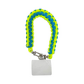 Bracelet pour Smartphone Tressé Jaune et Bleu