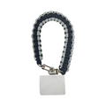 Bracelet pour Smartphone Tressé Noir et Gris