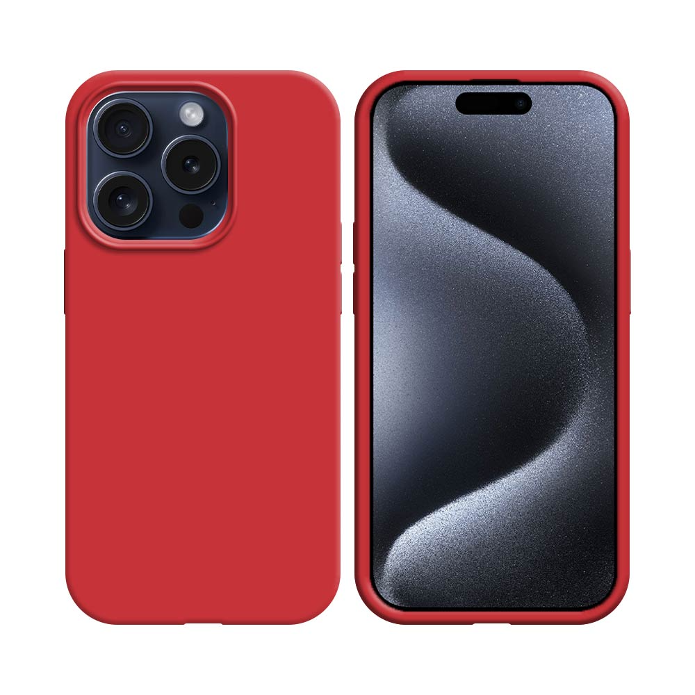 Coque Compatible Apple iPhone 15 Pro Max Rouge