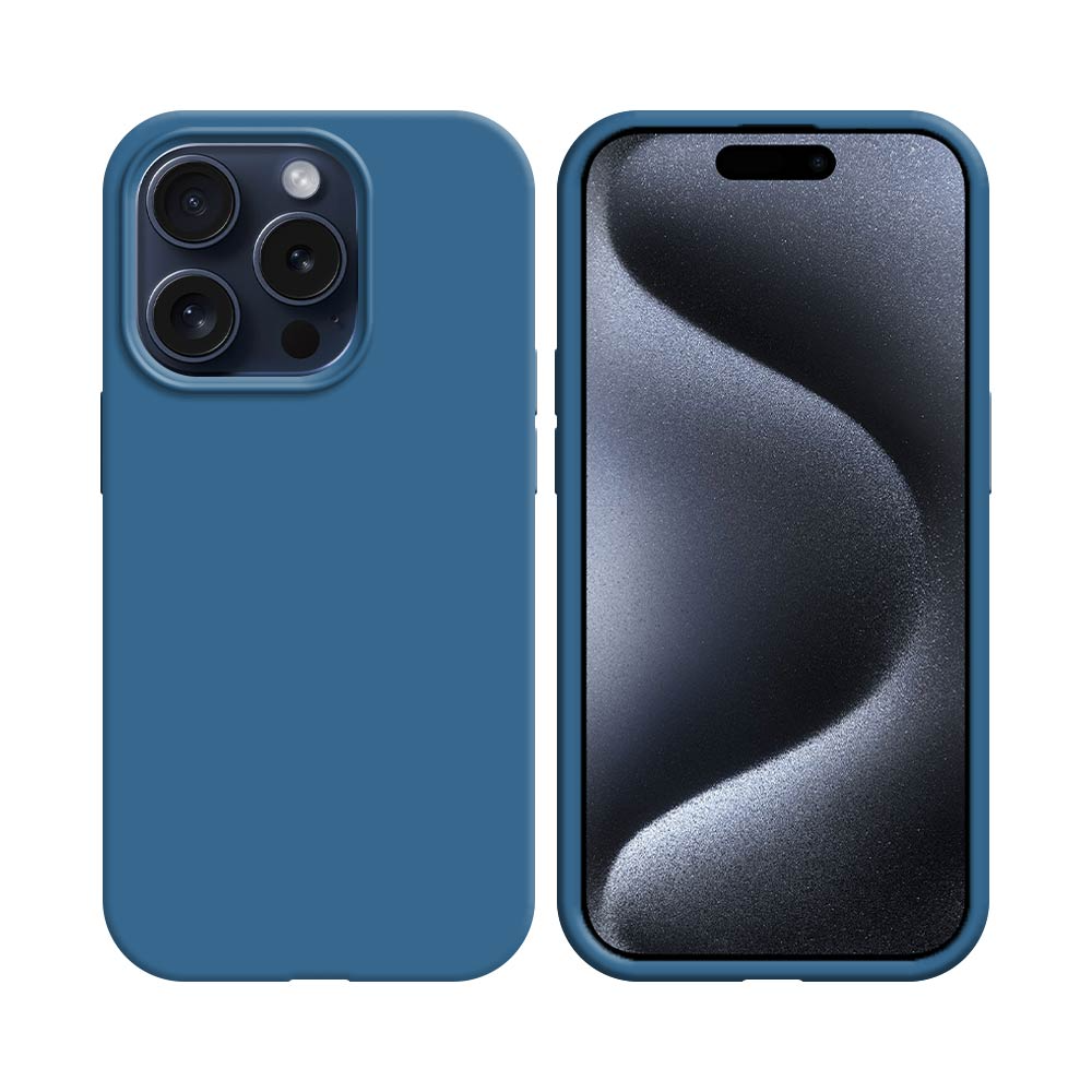 Coque Compatible Apple iPhone 15 Pro Max Bleu Marine