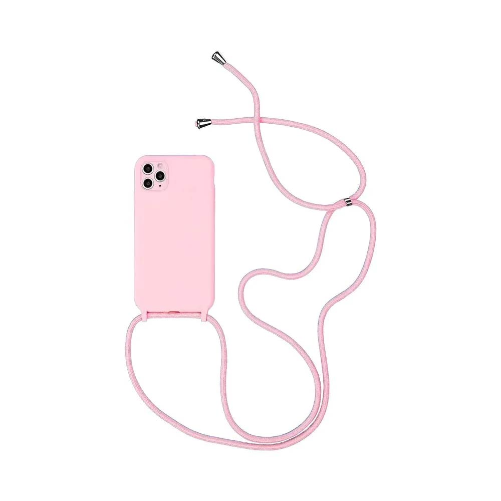Coque avec Cordon Apple iPhone 15 Pro Rose