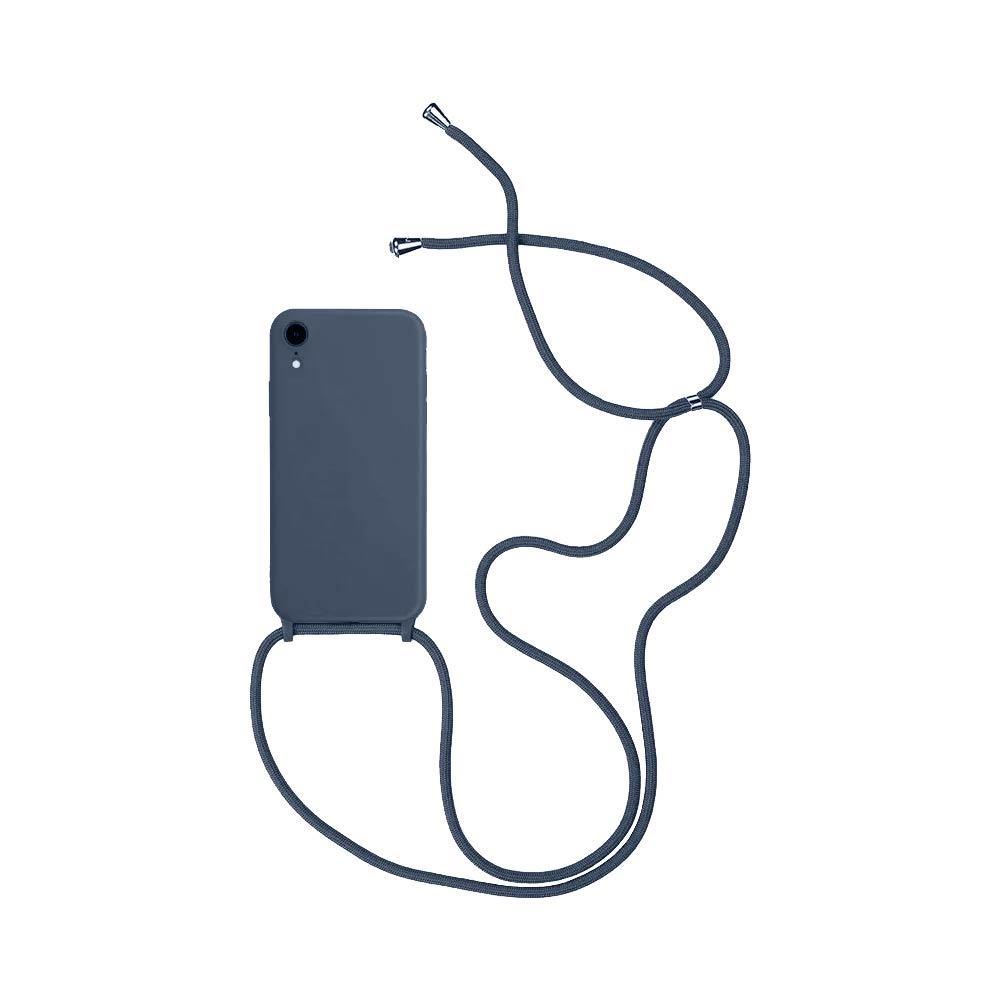 Coque avec Cordon Apple iPhone X & XS Bleu Marine