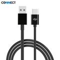 Câble Data USB vers USB-C CONNECT MC-CCN5 15W (2m) Noir