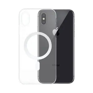 MagSafe Compatible Silicone Case – Apple iPhone X / iPhone XS – Clear
