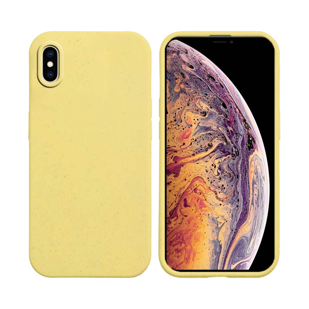 Coque Bambou Biodégradable PROTECT Apple iPhone XS Max Jaune