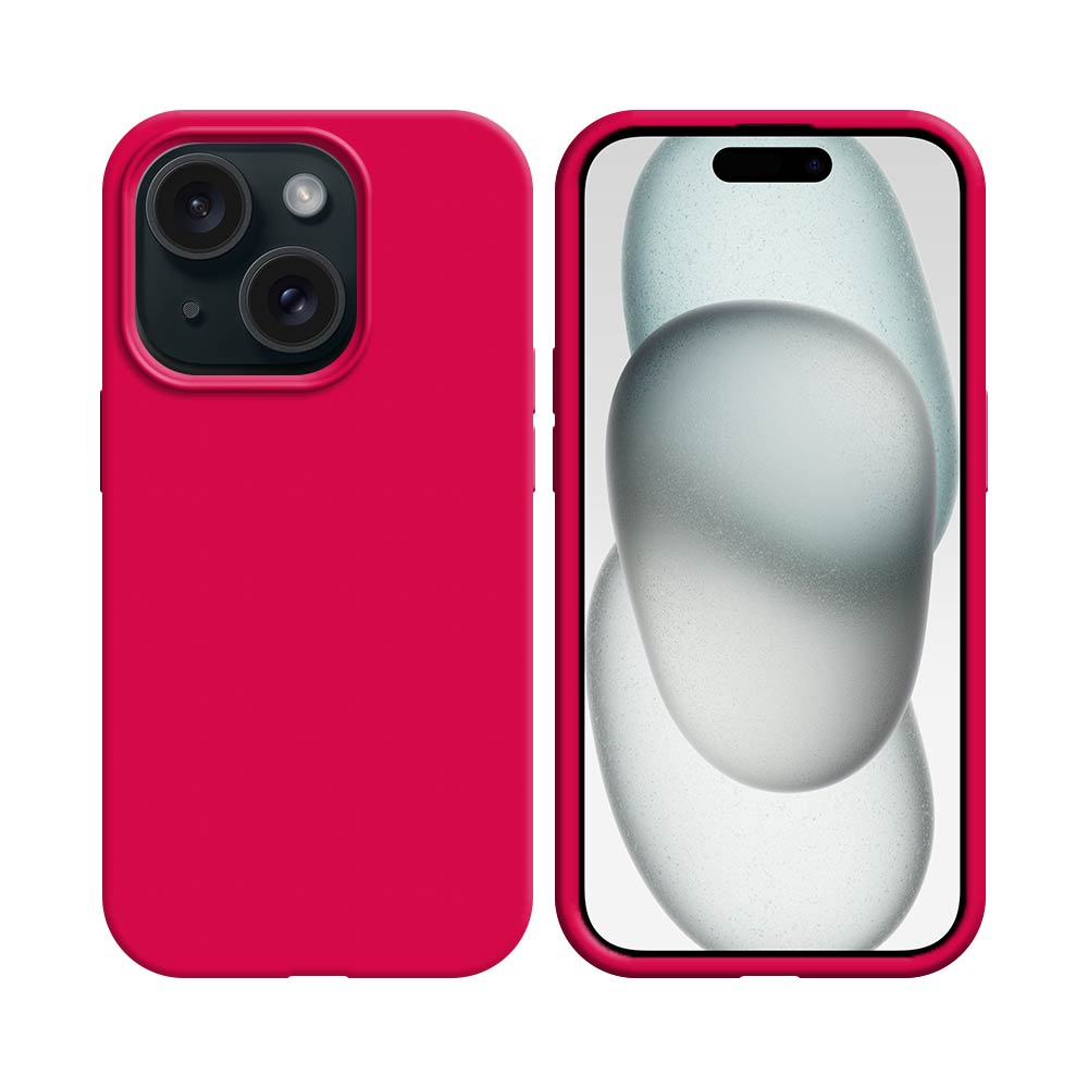 Coque Compatible Apple iPhone 15 Plus Rose Vif