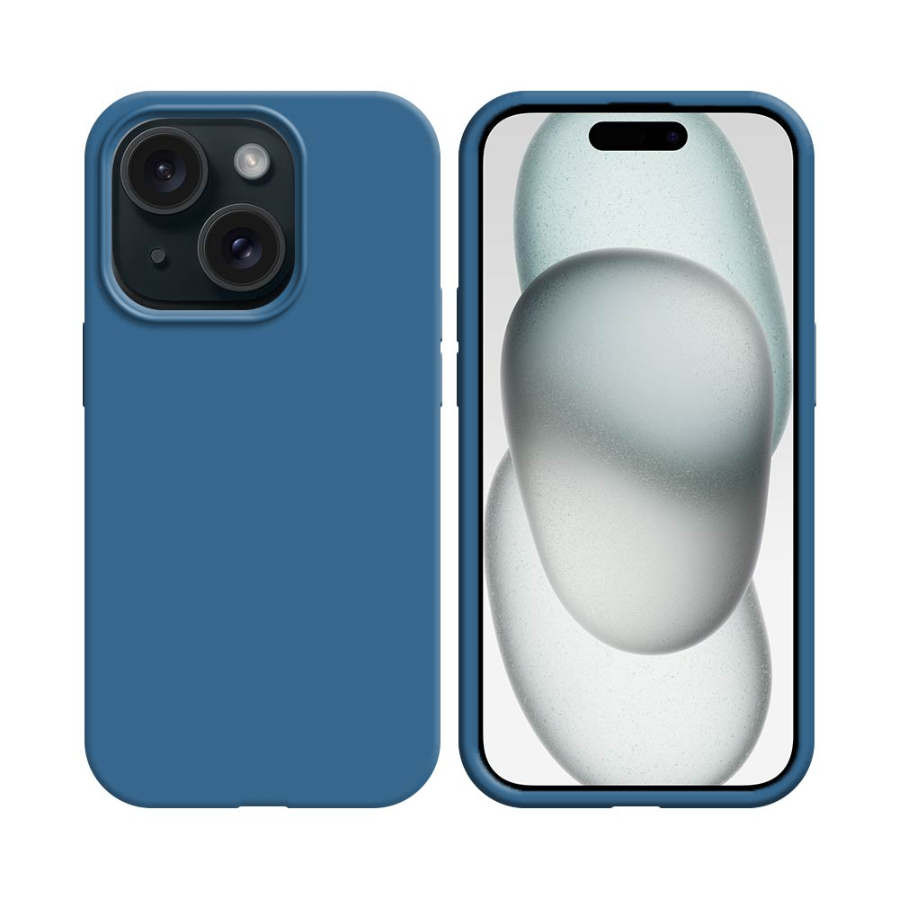 Coque Compatible Apple iPhone 15 Bleu Marine