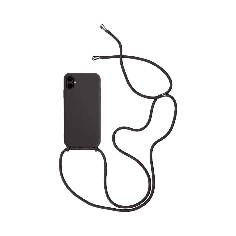 Coque avec Cordon Apple iPhone 16 Plus Noir
