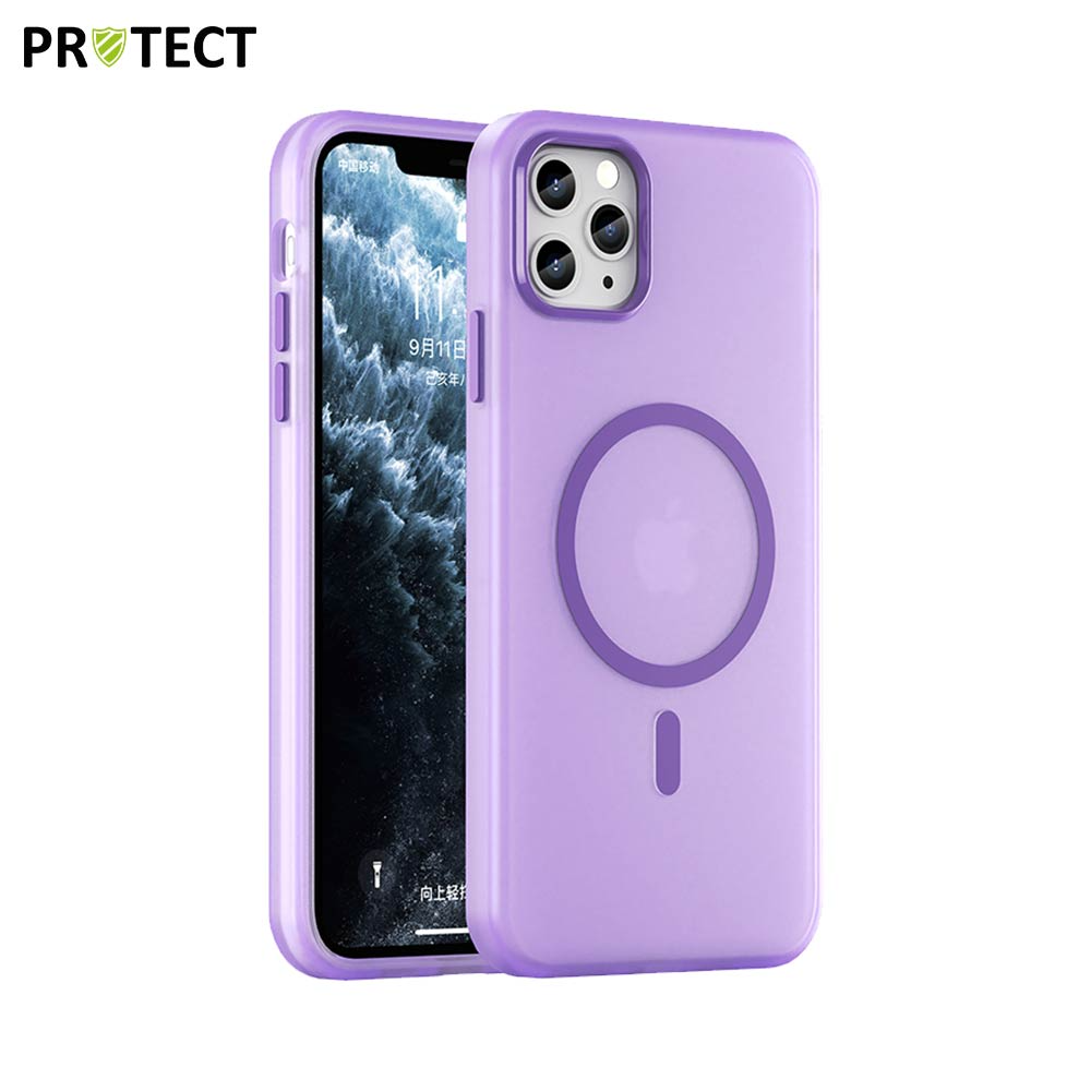 Coque MF-006 MagSafe PROTECT Apple iPhone 11 Pro Max Violet Foncé