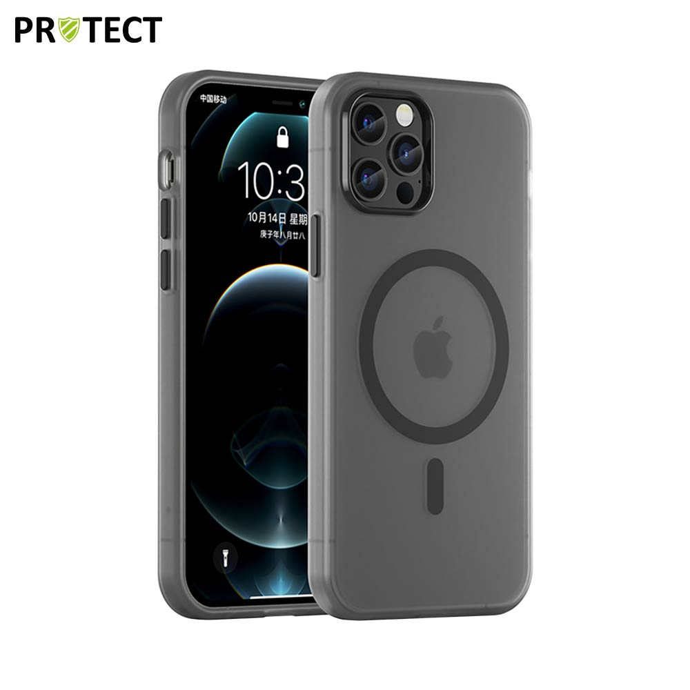 Coque MF-006 MagSafe PROTECT Apple iPhone 12 & 12 Pro Noir