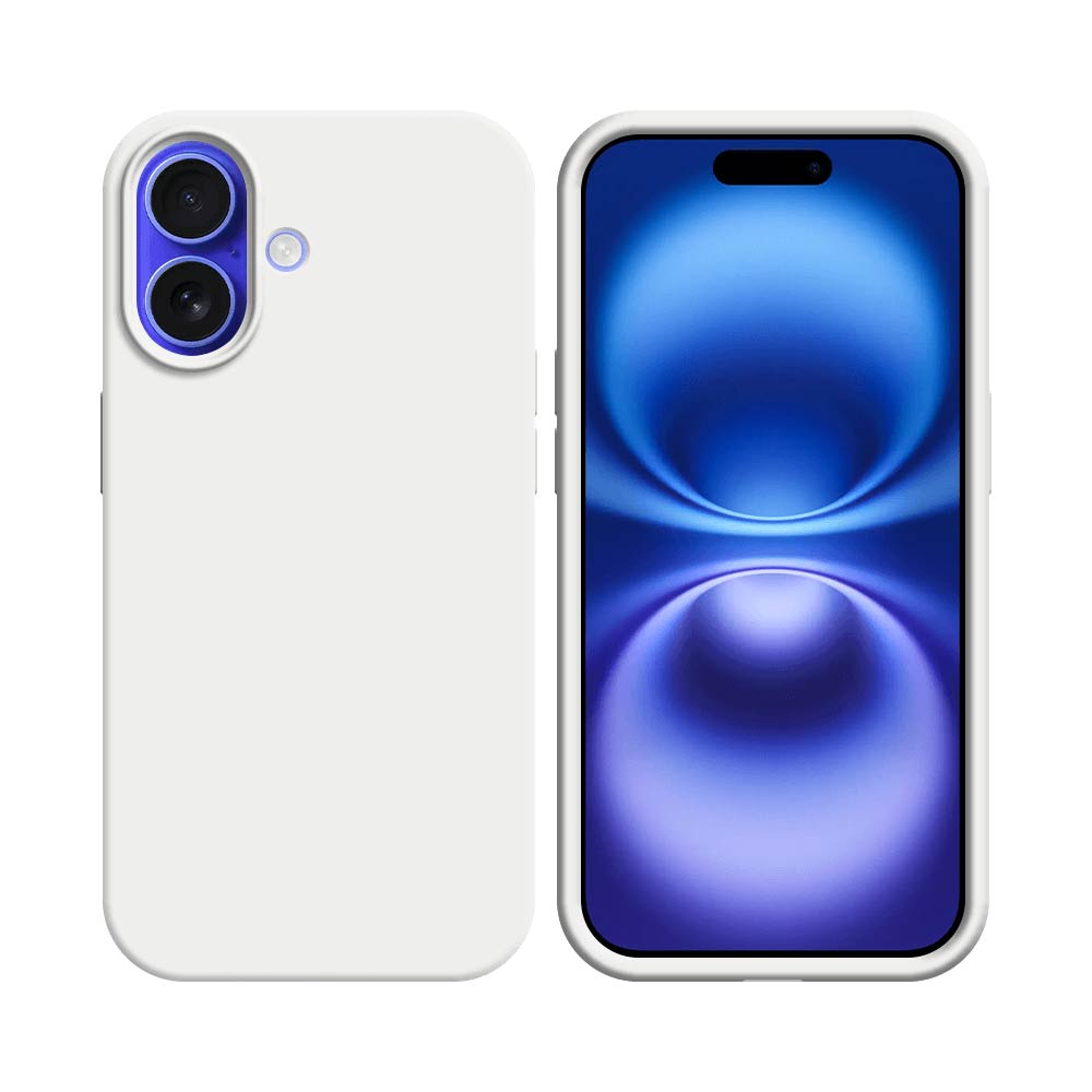 Coque Compatible Apple iPhone 16 Blanc