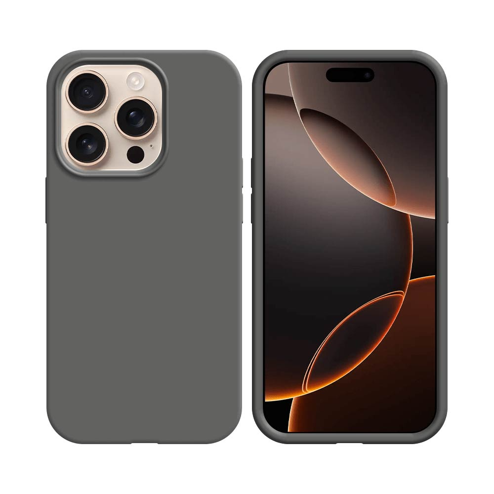 Coque Compatible Apple iPhone 16 Pro Gris Foncé