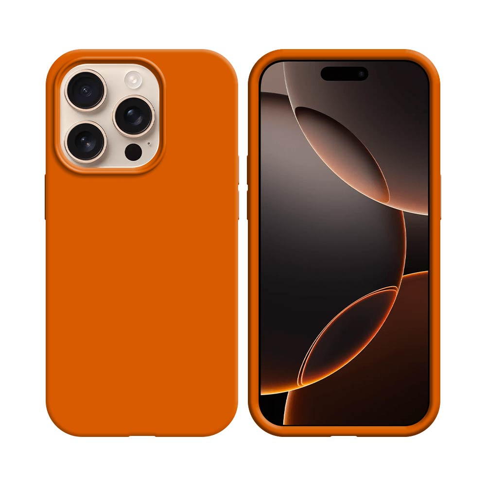 Coque Compatible Apple iPhone 16 Pro Orange