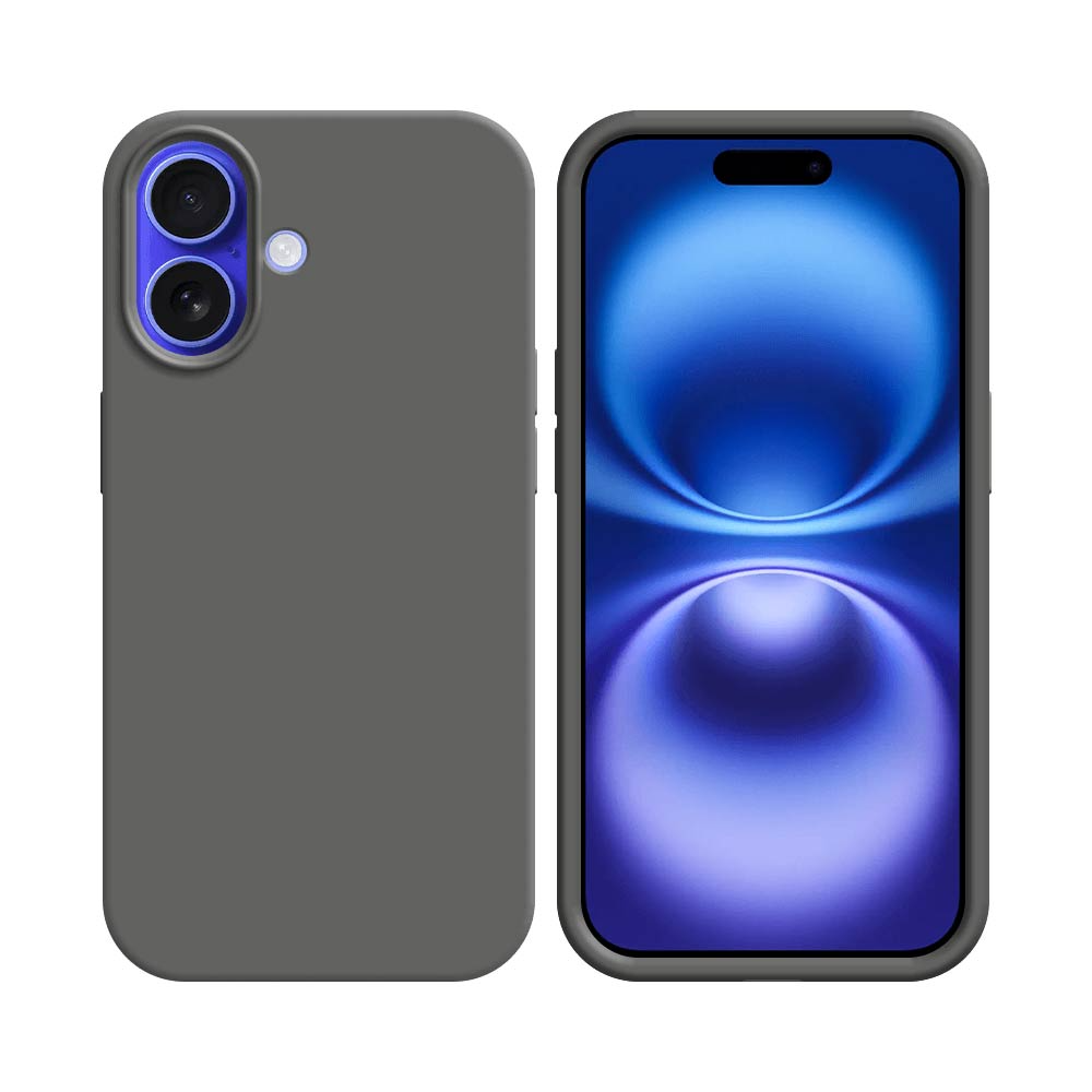Coque Compatible Apple iPhone 16 Plus Gris Foncé