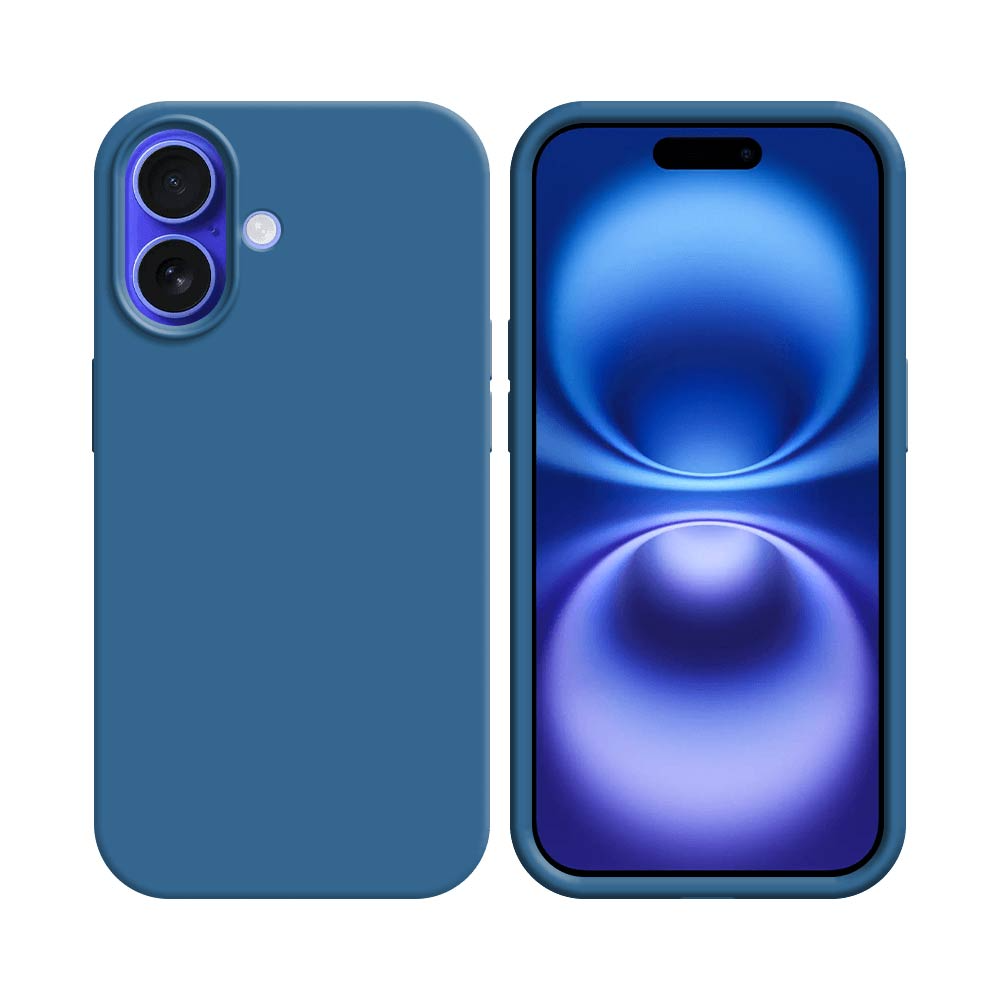 Coque Compatible Apple iPhone 16 Bleu Marine
