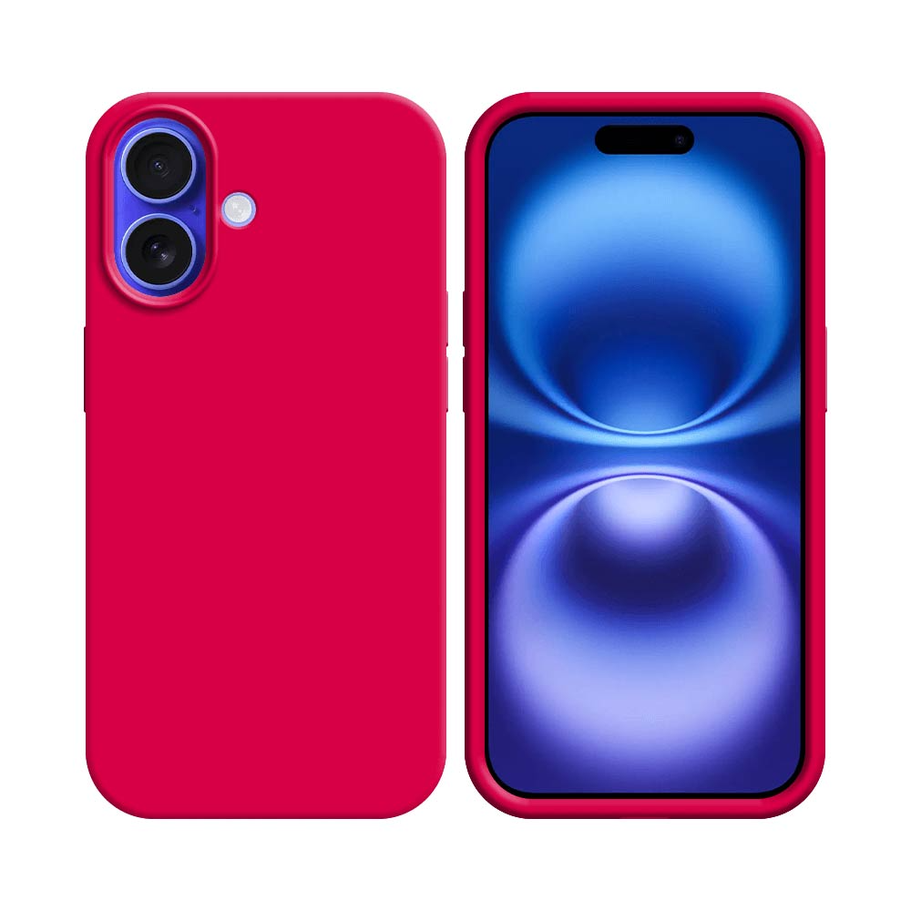 Coque Compatible Apple iPhone 16 Plus Rose Vif