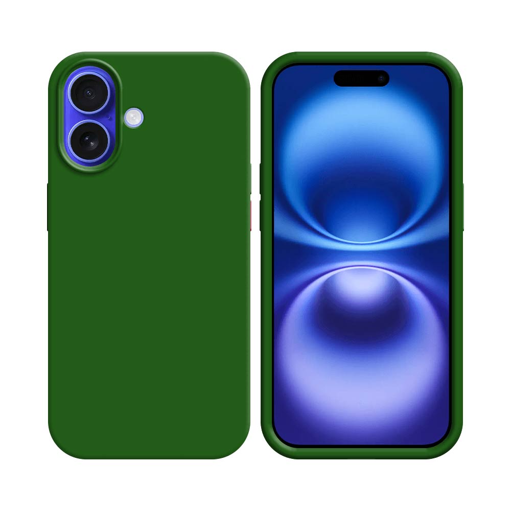 Coque Compatible Apple iPhone 16 Plus Vert Foncé