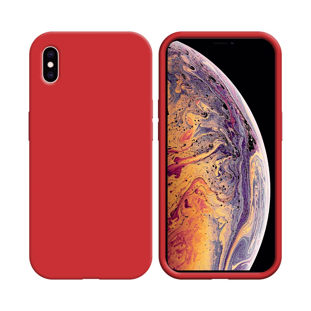 Coque Compatible Apple iPhone X & XS Rouge