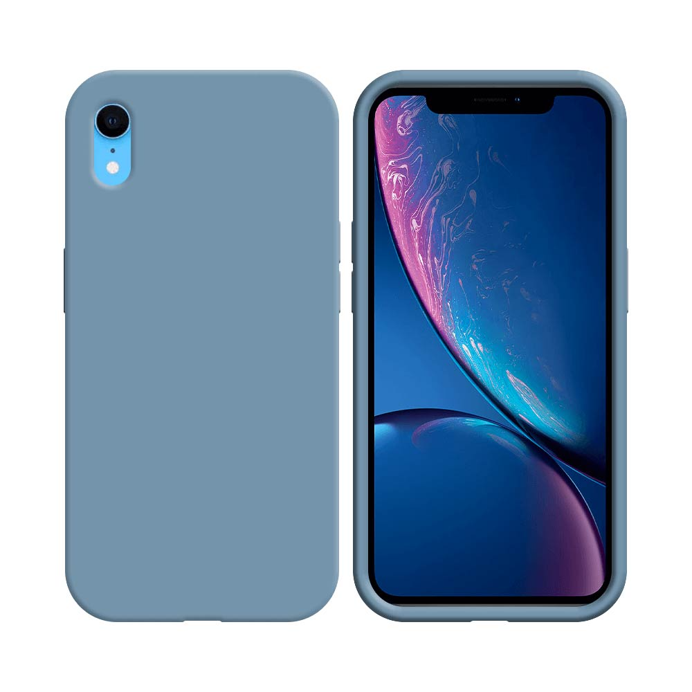 Coque Compatible Apple iPhone XR Bleu Acier