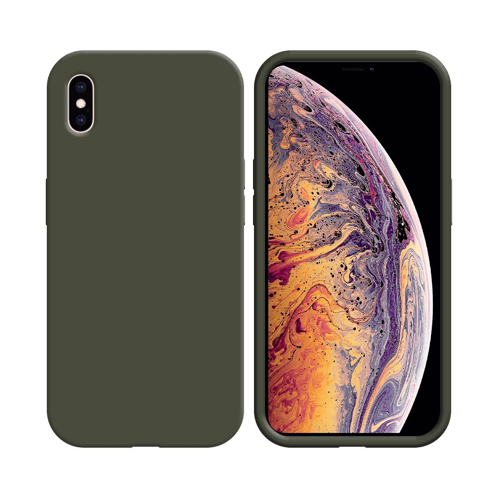 Coque Compatible Apple iPhone XS Max Gris Foncé