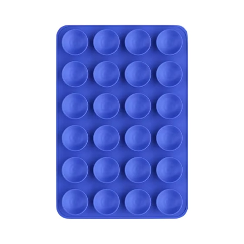 Support Ventouse Silicone Universel pour Smartphone Bleu