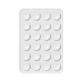 Support Ventouse Silicone Universel pour Smartphone Blanc