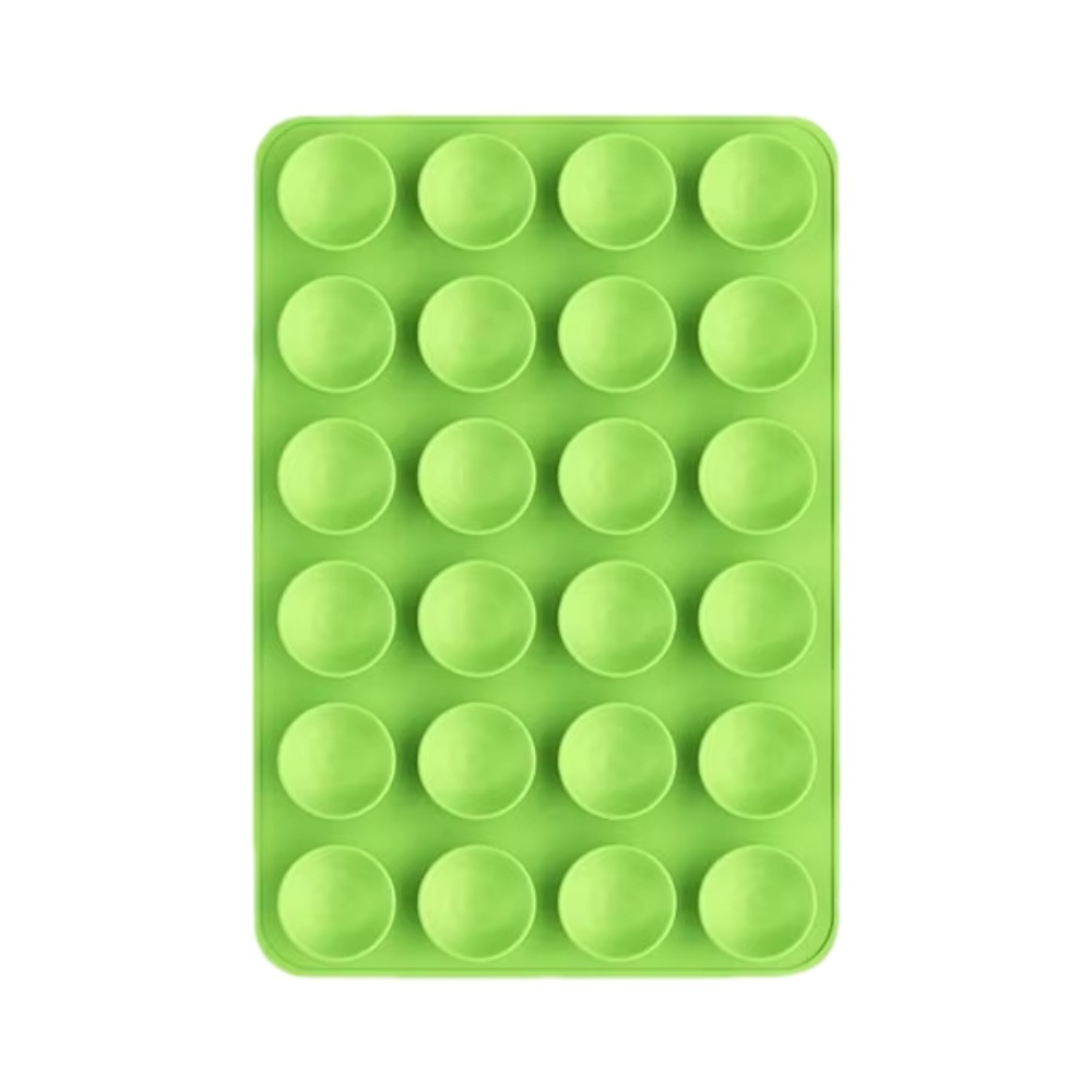 Support Ventouse Silicone Universel pour Smartphone Vert