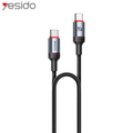 Câble Data USB-C vers USB-C Yesido CA185 240W Noir