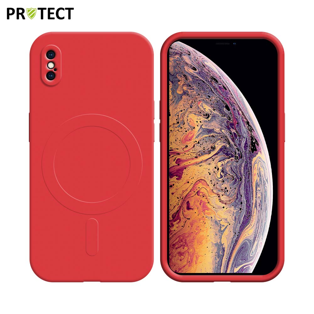 Coque IZ001 PROTECT Apple iPhone X & XS MagSafe Rouge